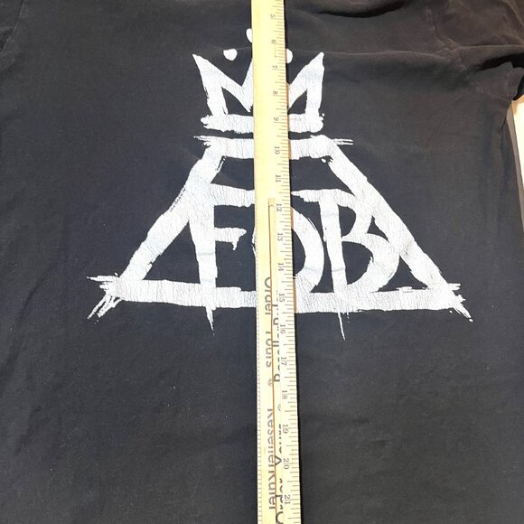 FALL OUT BOYS Women's Black Rock Band Concert Tee-Shirt Size P Rare Shirt - Picture 4 of 4